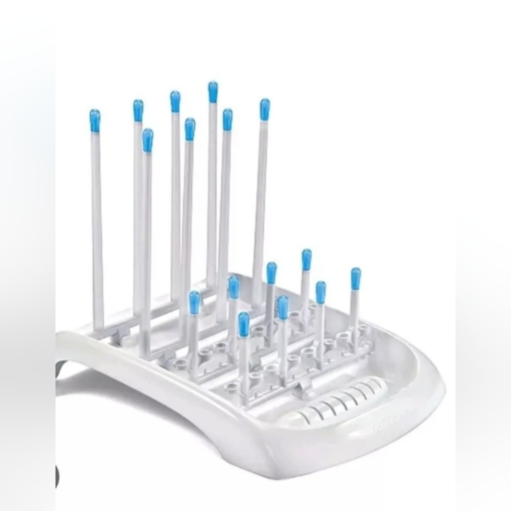 Munchkin Baby Bottle Drying Rack Compact Design Foldable White
